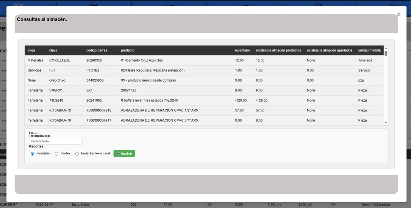 Control de inventario para farmacias